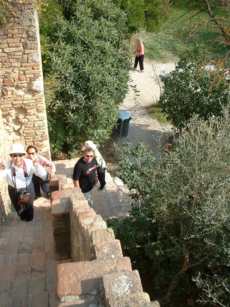 Ruined castle or rocca mid 1300s